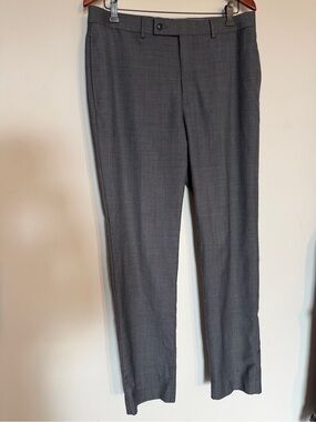 Calvin Klein Men's Charcoal Dress Pants